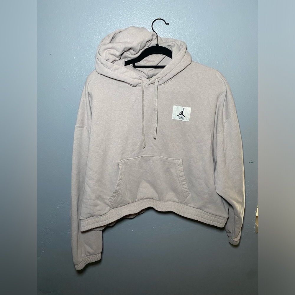 Nike Jordan Statement Essentials hoodie- stone heather